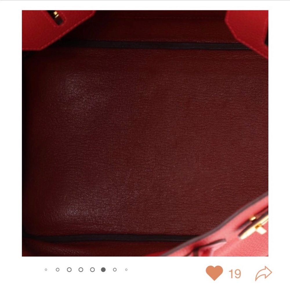 Birkin 30 Togo, 2017, Rouge Vif, Gold Hardware - Picture 10 of 17